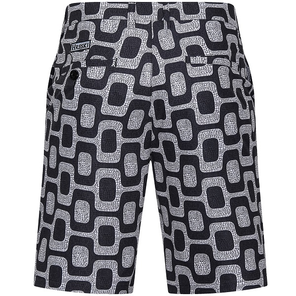 Black Grey Mosaic Golf Shorts - Hreski 102 - Shorts - Hreski.com | Wild ...