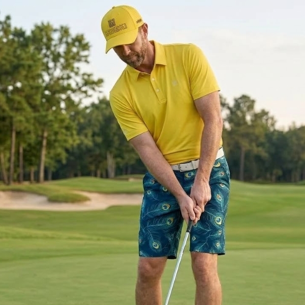 Alternative view of Peacock Golf Shorts - Hreski 113