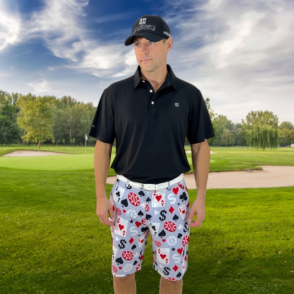 Alternative view of Poker / Black Jack Golf Shorts - Hreski 114
