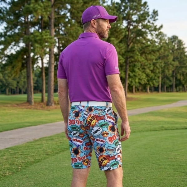 Comics Golf Shorts - Hreski 116 - Image 4