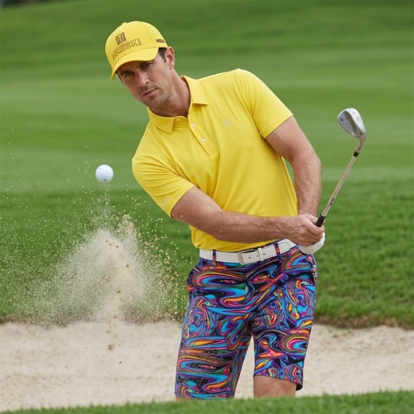 Alternative view of Abstract Disco Golf Shorts - Hreski 119
