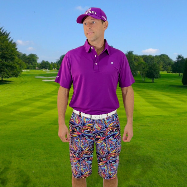 Alternative view of Abstract Disco Golf Shorts - Hreski 119