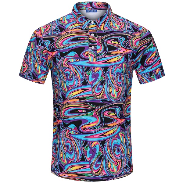 Abstract Disco Golf Shirt - Hreski 119 - Hreski.com