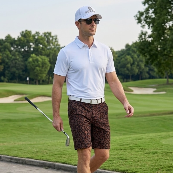 Coffee Beans Golf Shorts - Hreski 123 - Image 4