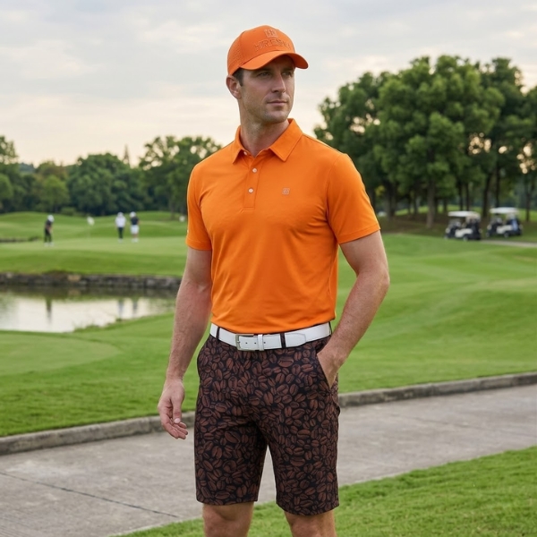 Alternative view of Coffee Beans Golf Shorts - Hreski 123