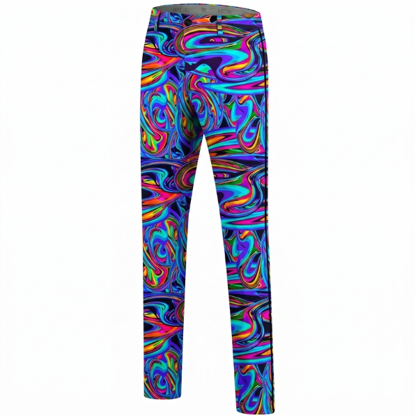 Abstract Disco Golf Pants - Hreski 119