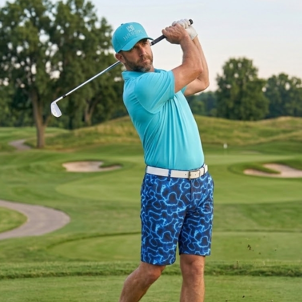 Alternative view of Electric Lightning Bolt Golf Shorts - Hreski 126