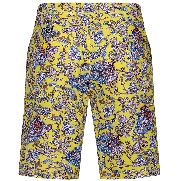 Yellow Paisley Golf Shorts - Hreski 129 - Hreski.com | Wild Designs ...