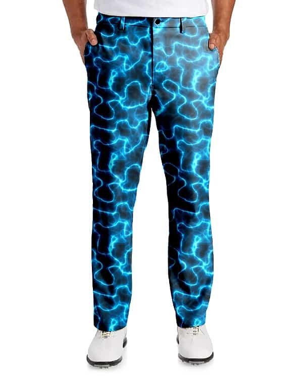 Electric Lightning Bolt Golf Pants - Hreski 126
