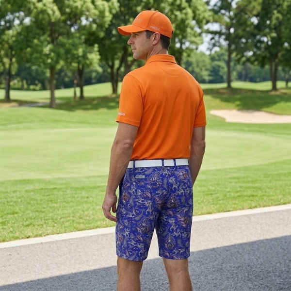 Purple Paisley Golf Shorts - Hreski 133 - Hreski.com | Wild