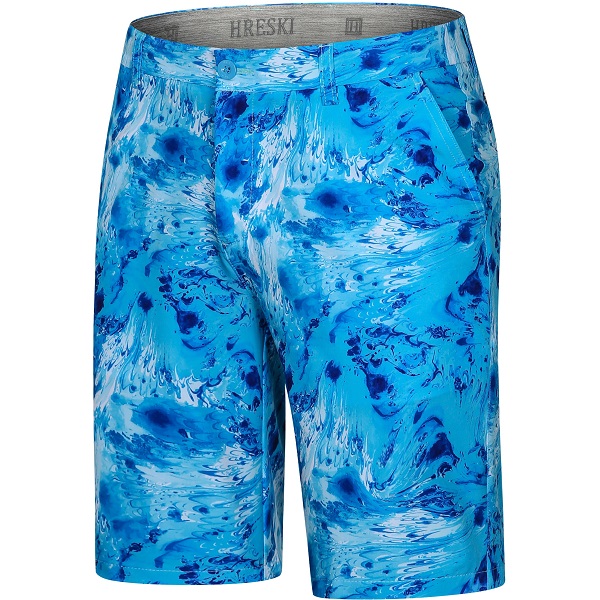 Abstract Blue Watercolor Marble Golf Shorts - Hreski 136 - Hreski.com ...