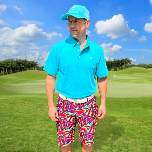 Colorful Geometric Golf Shorts - Hreski 141 - Image 10