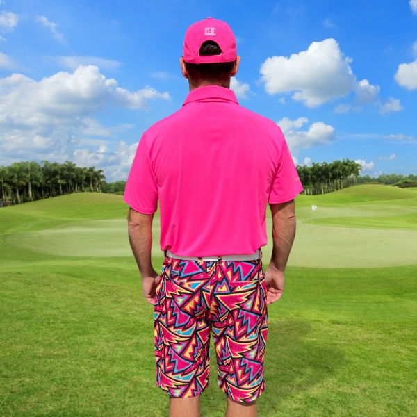 Colorful Geometric Golf Shorts - Hreski 141 - Image 6