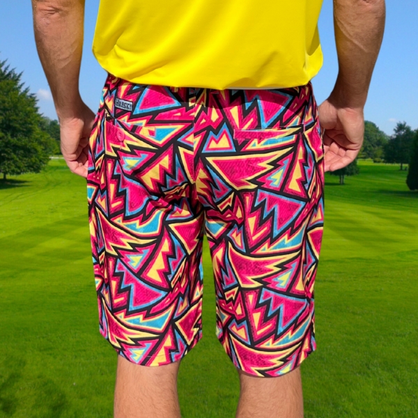 Colorful Geometric Golf Shorts - Hreski 141 - Image 12