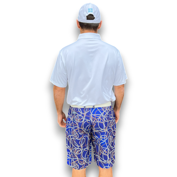 Nautical Ropes Golf Shorts - Hreski 147