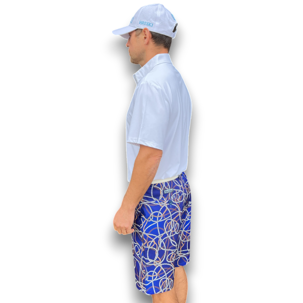 Nautical Ropes Golf Shorts - Hreski 147