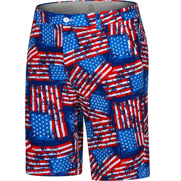 American Flag Patriotic Golf Shorts - Hreski 150 - Hreski.com | Wild ...