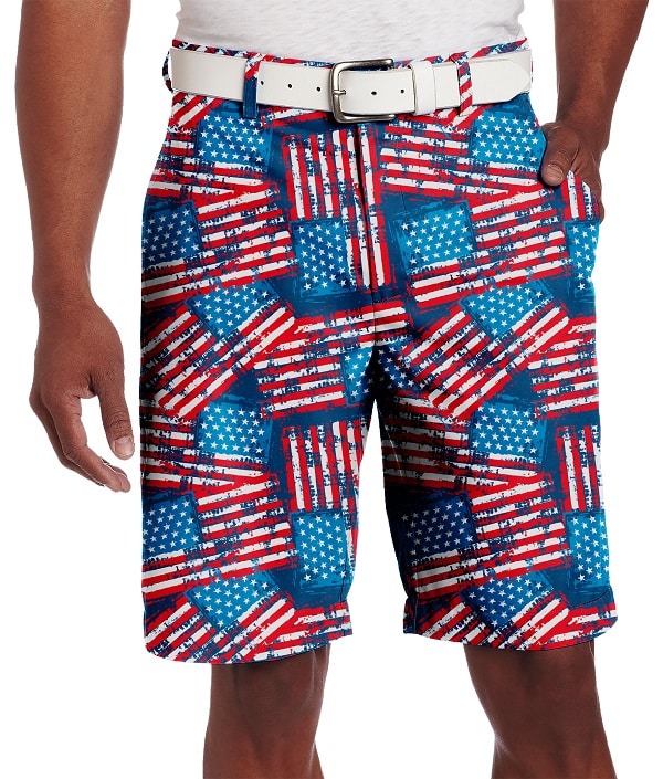 American Flag Patriotic Golf Shorts - Hreski 150 - Hreski.com