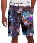Outer Space Galaxy Golf Shorts - Hreski 151