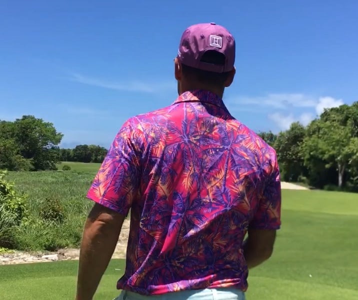 Pink Palm Trees Golf Shirt - Hreski 143 - Hreski.com | Wild Designs ...