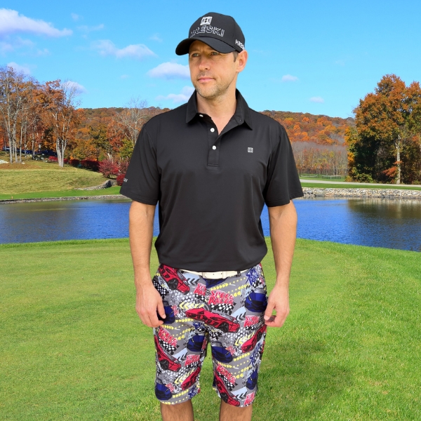 Alternative view of Sports Cars Speed Racers Golf Shorts - Hreski 161