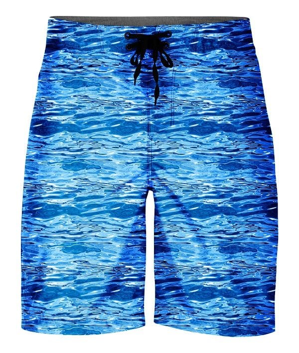 Water Waves Swimming Board Shorts - Hreski 124