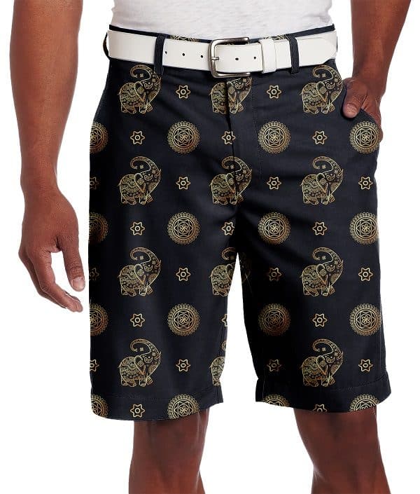 Golden Elephants Golf Shorts - Hreski 168