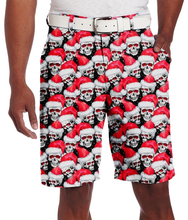 Santa Skulls Golf Shorts - Hreski 178
