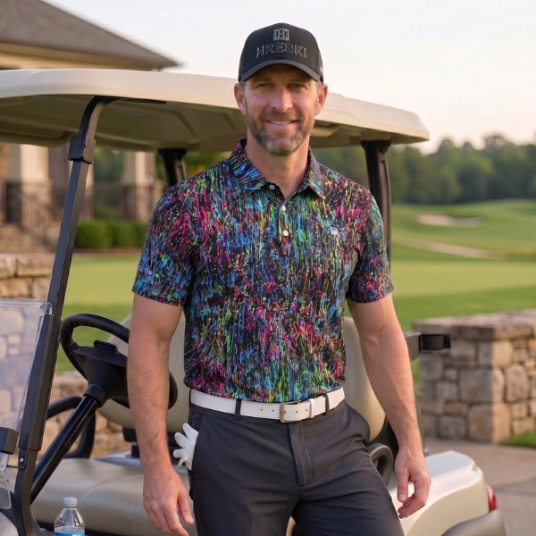 Alternative view of Painting Golf Shirt - Hreski 109