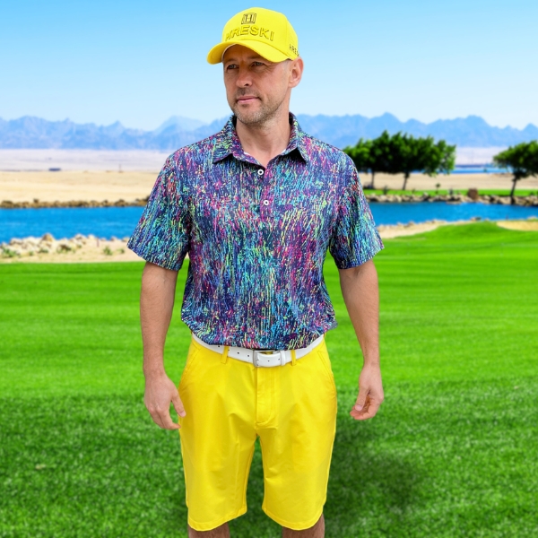 Alternative view of Painting Golf Shirt - Hreski 109
