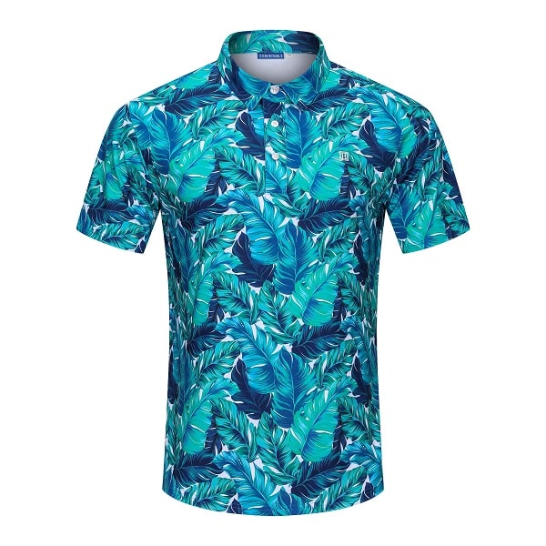 Artistic Monstera Palm Leaves Golf Shirt - Hreski 156 - Hreski.com