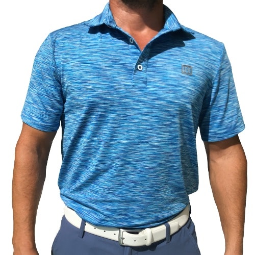 Heather Blue Golf Shirt - Hreski 502 - Hreski.com | Wild Designs Golf ...
