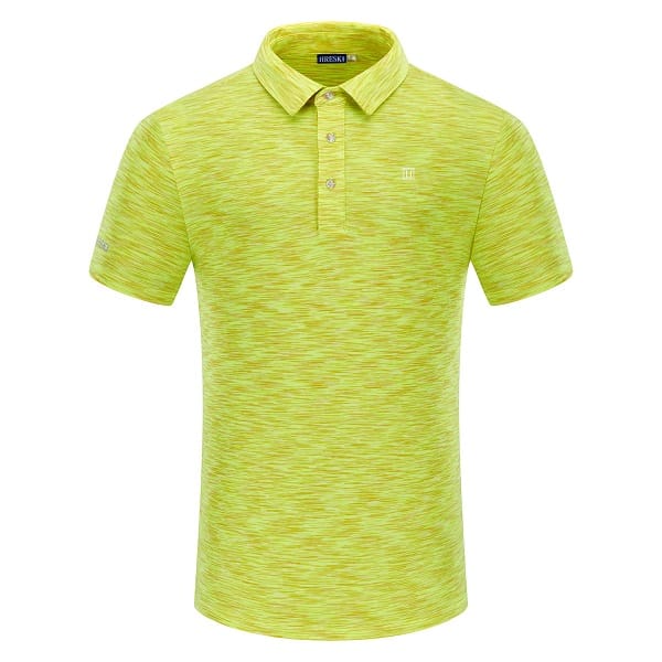 Heather Yellow Golf Shirt - Hreski 503 - Hreski.com | Wild Designs Golf ...
