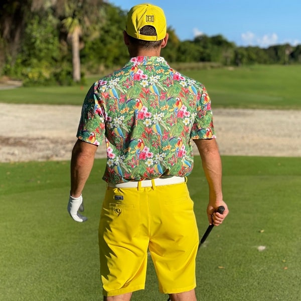 Parrots and Tropical Flowers Golf Shirt - Hreski 152 - Hreski.com ...