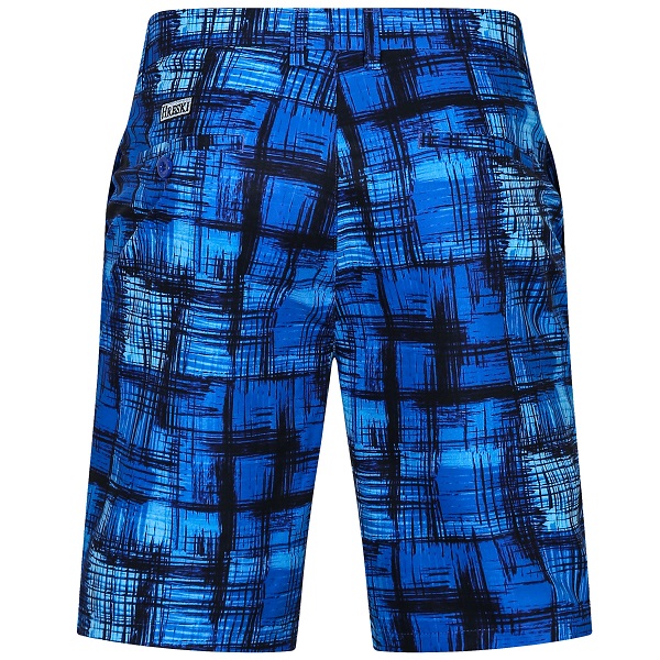 Blue and Black Square Patches Golf Shorts - Hreski 186 - Hreski.com ...
