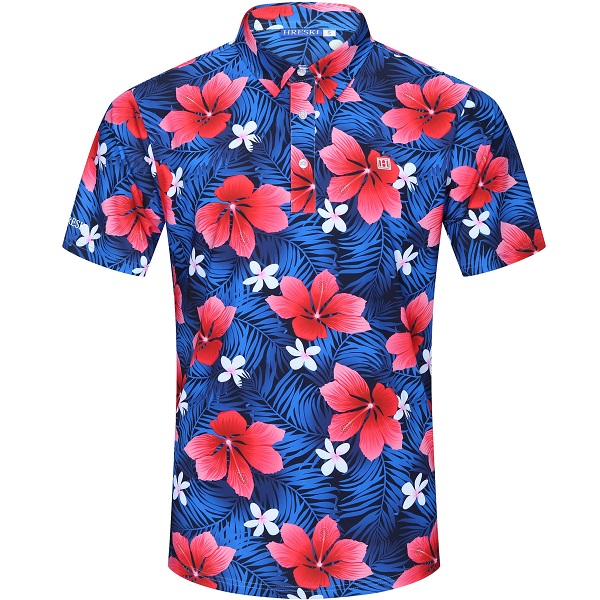 St. Louis Cardinals Pink Hibiscus Green Leaf Blue Background 3D Hawaiian  Shirt Gift For Fans