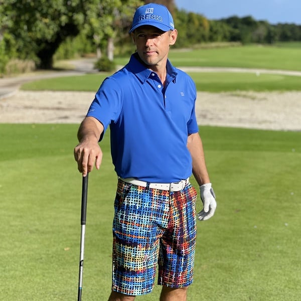 Multi-Colored Rough Woven Plaid Golf Shorts - Hreski 191 - Hreski.com ...