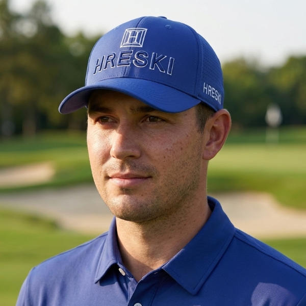 Alternative view of Dark Blue-Gray Golf Cap - Hreski 607