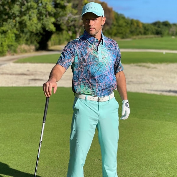 Turquoise Ocean Blue Golf Pants - Hreski 610 - Hreski.com | Wild ...