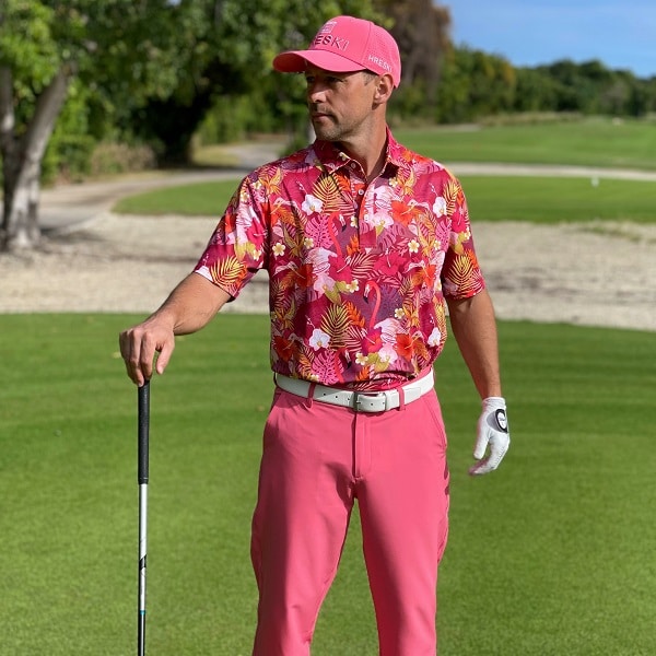 Rose Golf Pants - Hreski 618 - Hreski.com | Wild Designs Golf Clothing