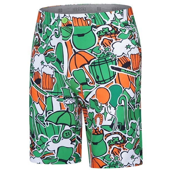 Various Green and Orange St. Patrick's Day Accessories Golf Shorts ...