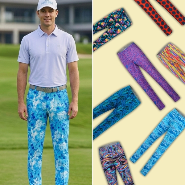 Patterned Golf Pants